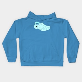 Blue Crocs Shoe Kids Hoodie